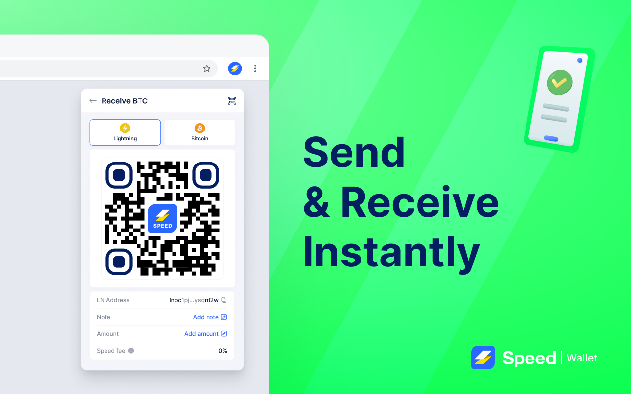 Speed Bitcoin Lightning Wallet - 截图 3