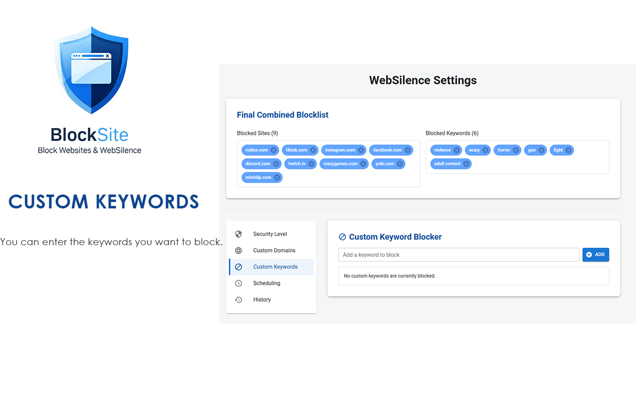 BlockSite Block Websites & WebSilence - 截图 4