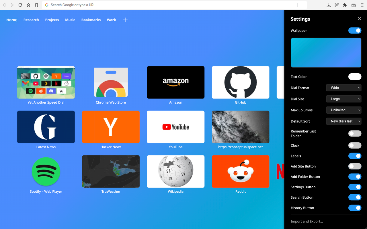 Yet Another Speed Dial - 截图 5
