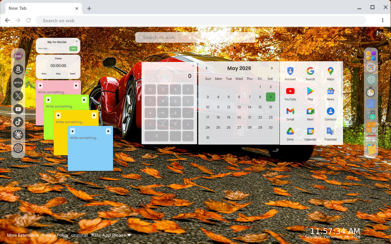 Ferrari Live Wallpaper New Tab - 截图 5