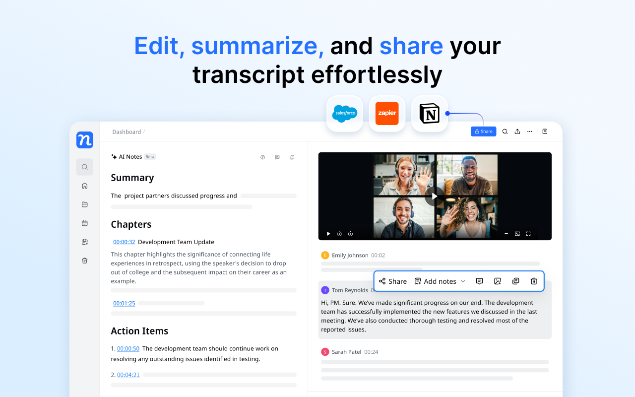 Notta: AI Meeting Notetaker & Audio Transcription - 截图 2