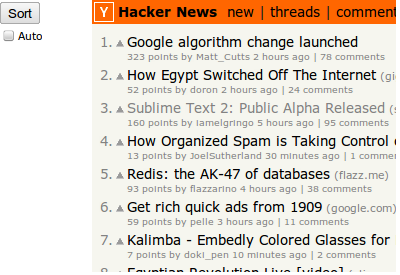 Hacker News Sorter - 截图 2