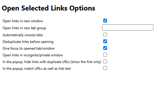Open Selected Links - 截图 1