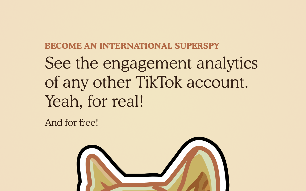 UpDog - TikTok & Instagram Analytics - 截图 2