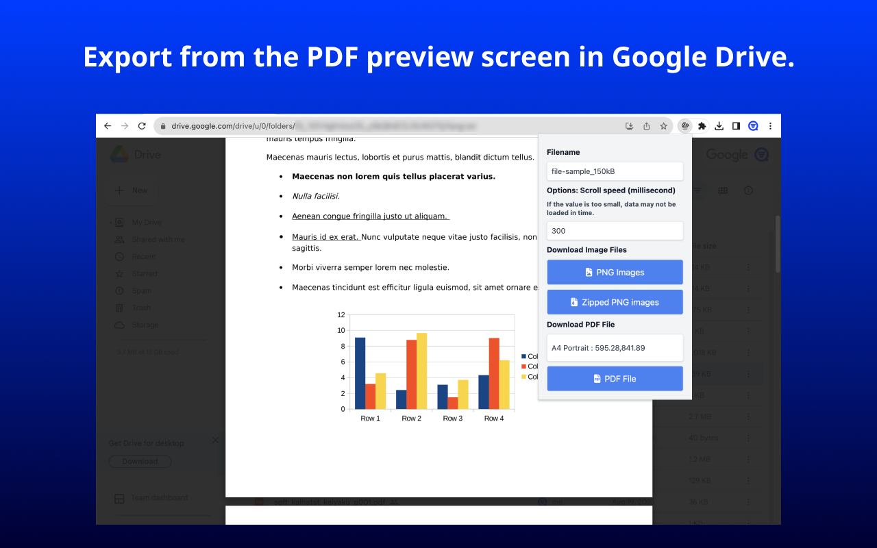 Document Preview Exporter for Google Drive - 截图 2
