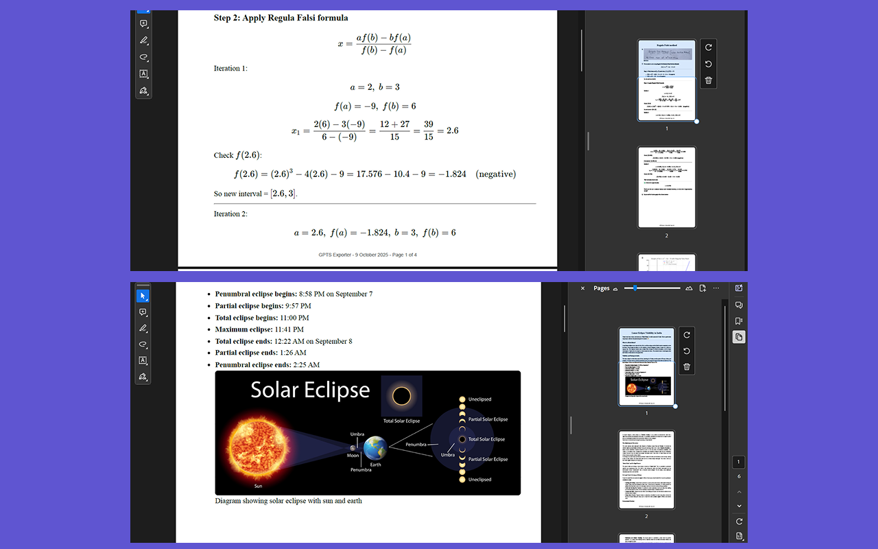 Export Gemini Chats to PDF, Word or Markdown - 截图 1