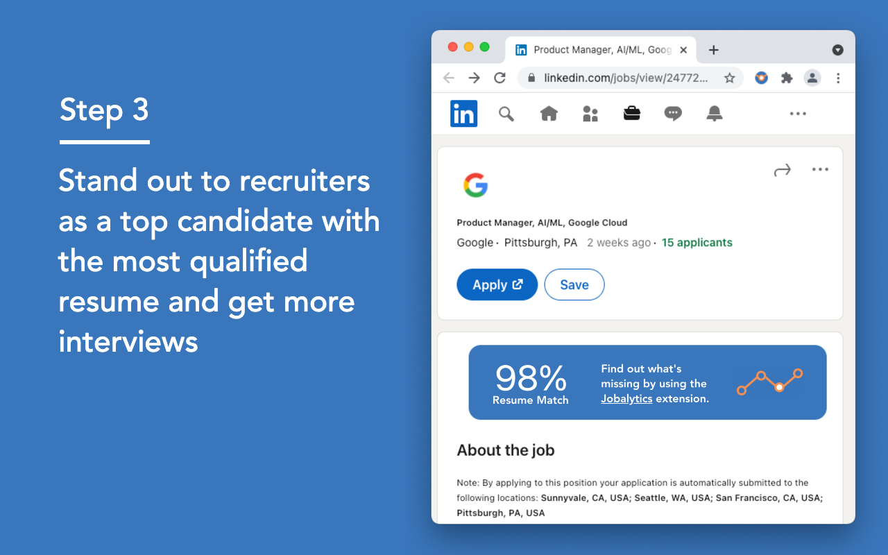 Jobalytics - Resume Keyword Analyzer - 截图 3