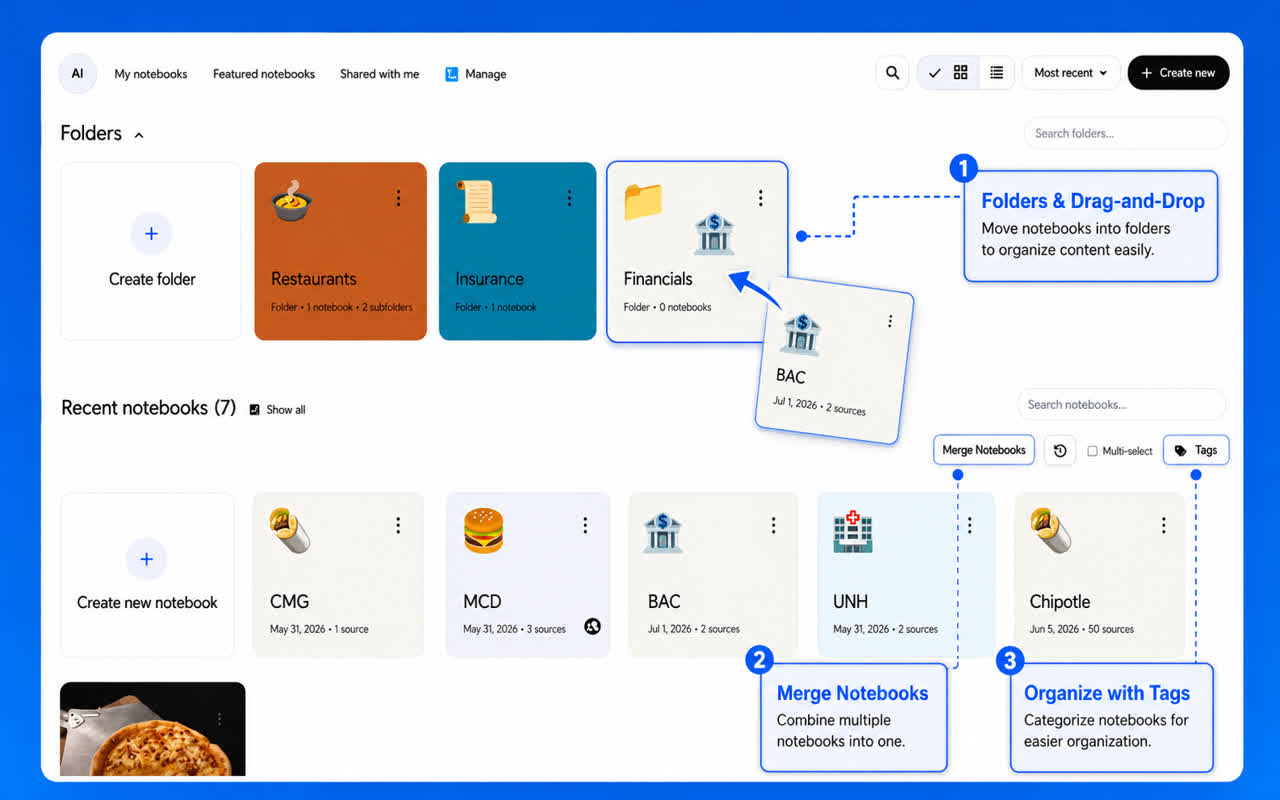 NotebookLM 扩展程序(Gemini 笔记本)- ExtendLM - 截图 1