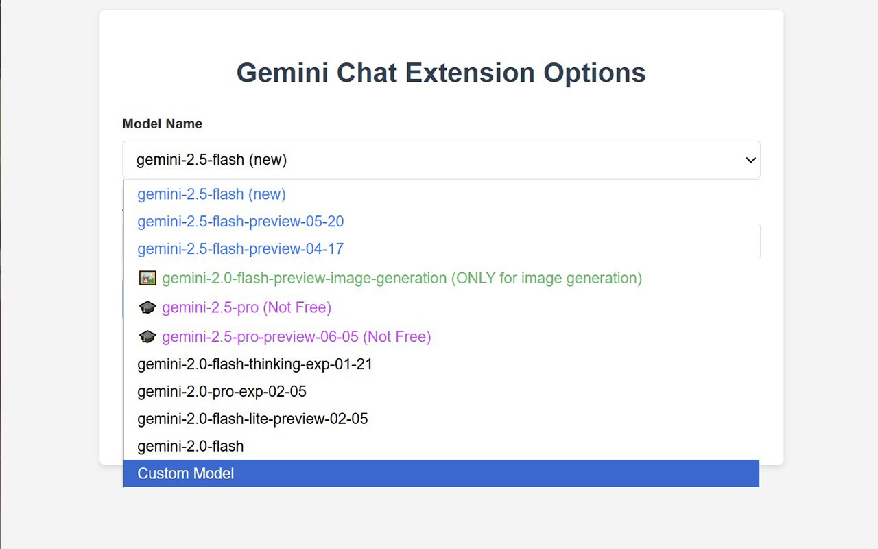Gemini Chat Sidebar - 截图 4