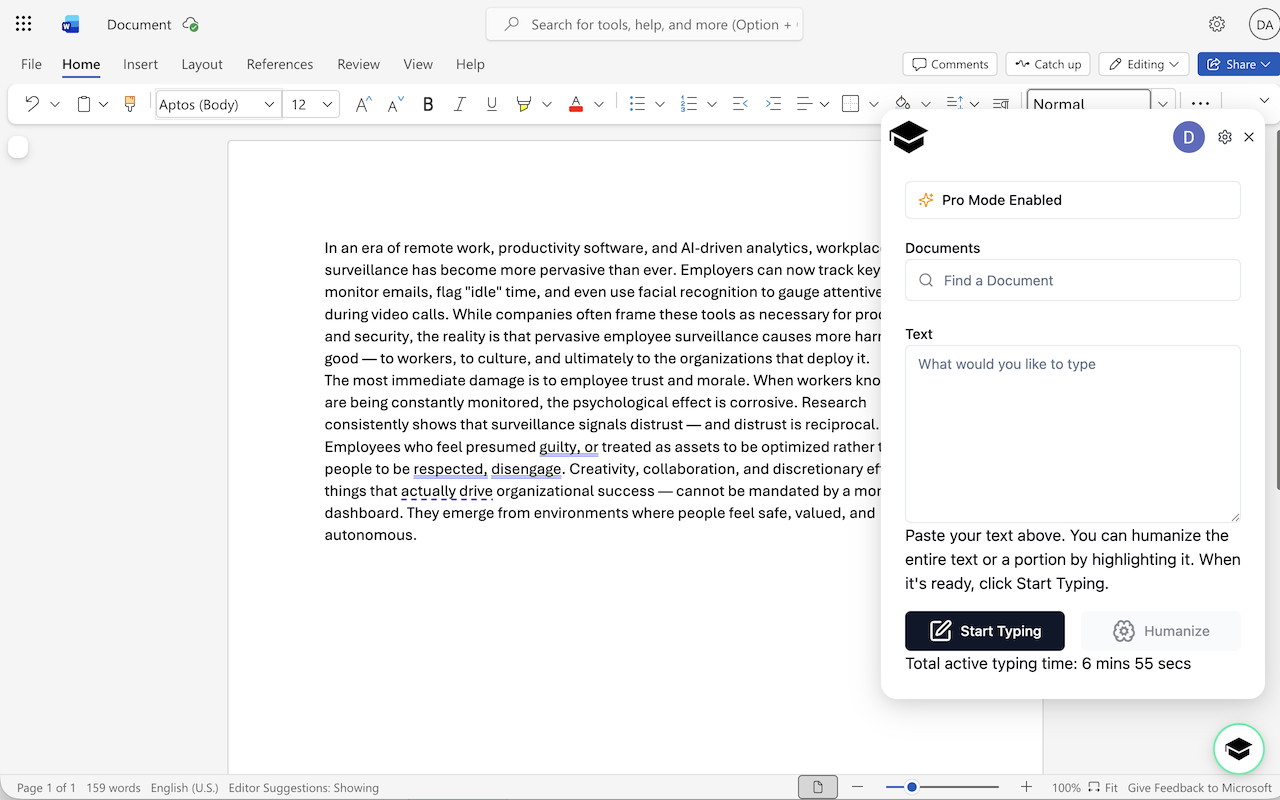 Duey.ai — Auto Typer for Google Docs, Slides & Microsoft Word Online - 截图 2