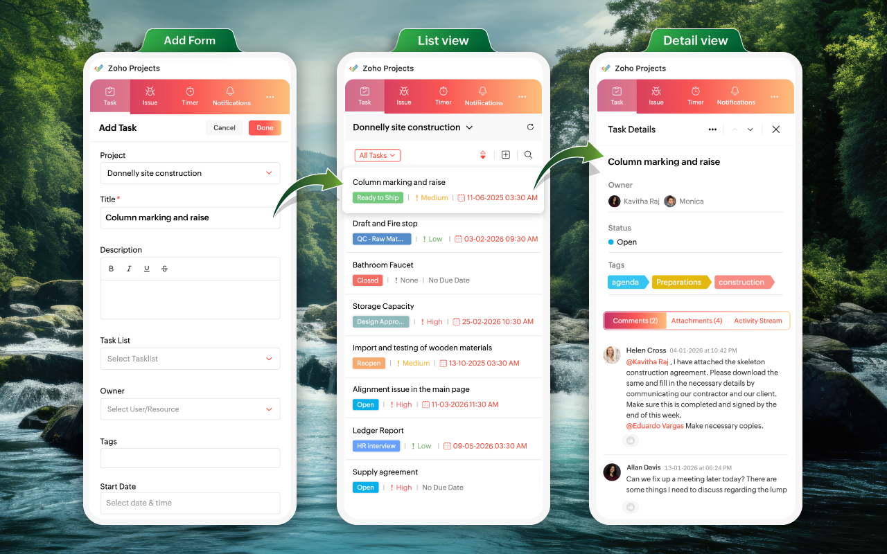 Zoho Projects - 截图 2