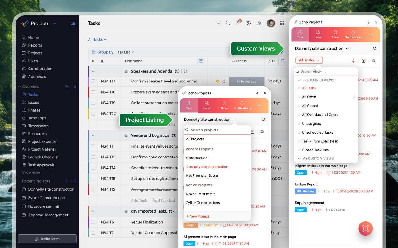 Zoho Projects - 截图 5