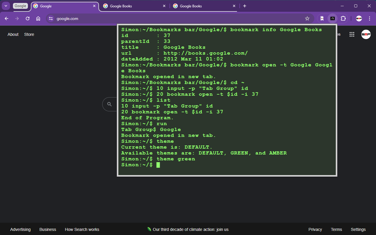 Chrome Terminal - 截图 3