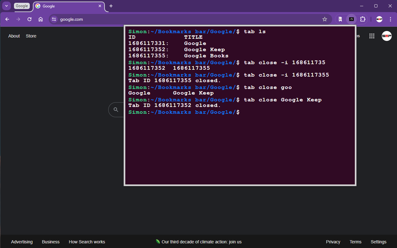 Chrome Terminal - 截图 4