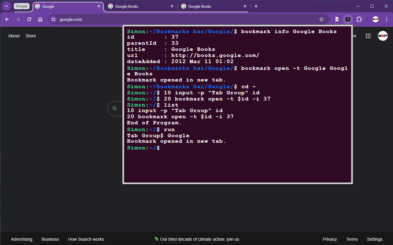 Chrome Terminal - 截图 5