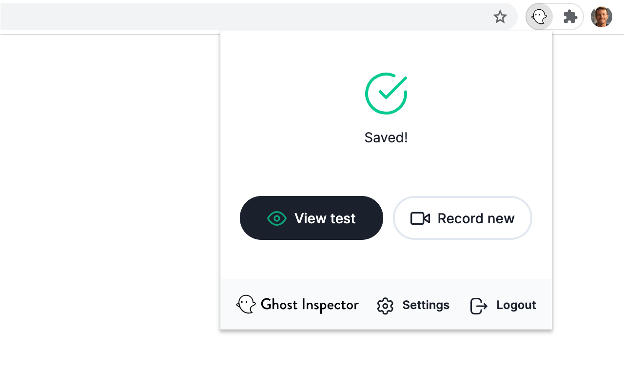 Ghost Inspector - Web Test Recorder - 截图 3