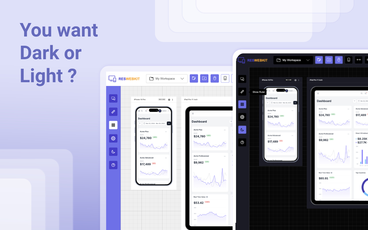 Responsive Website Testing Toolkit - Multiple Viewport Simulator - 截图 3