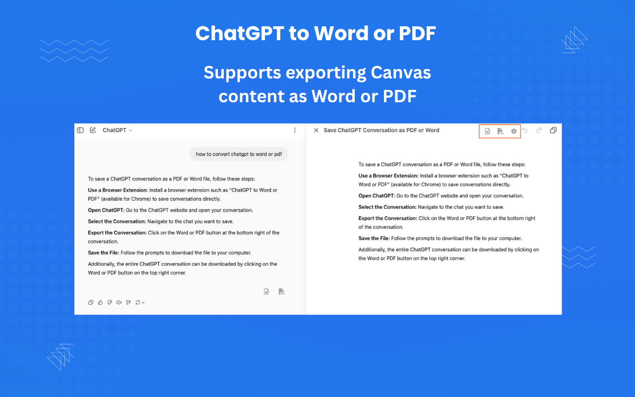ChatGPT to Word or PDF - 截图 2