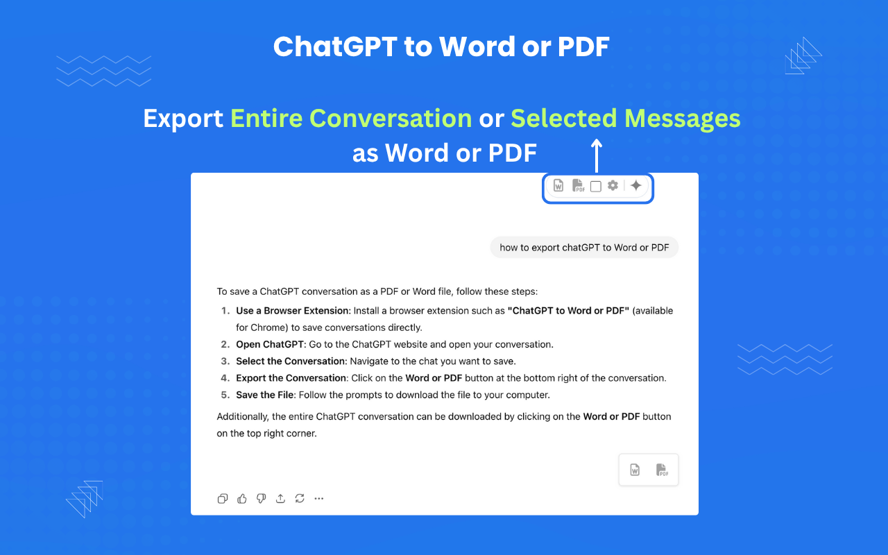 ChatGPT to Word or PDF - 截图 3