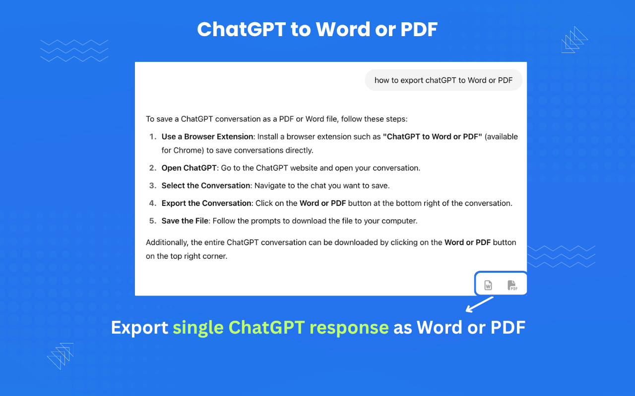 ChatGPT to Word or PDF - 截图 4