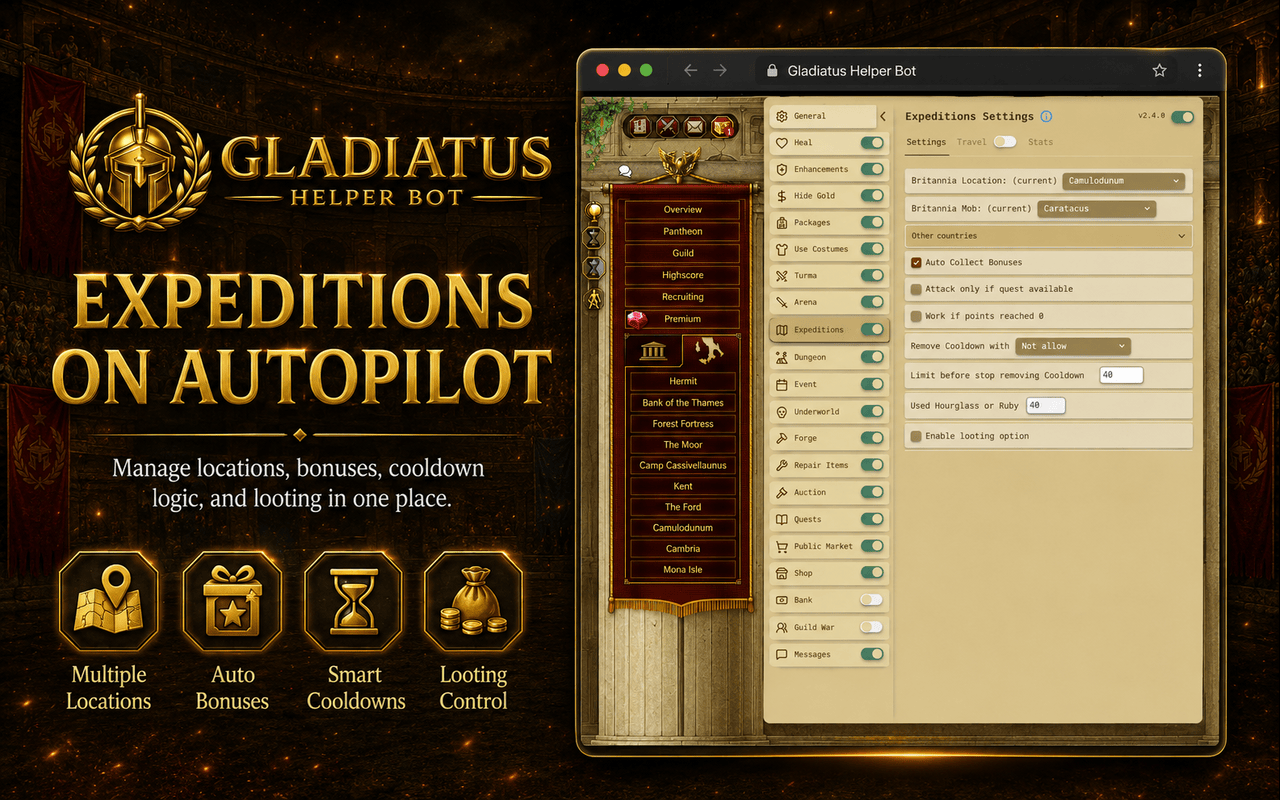 Gladiatus Helper Bot - 截图 5