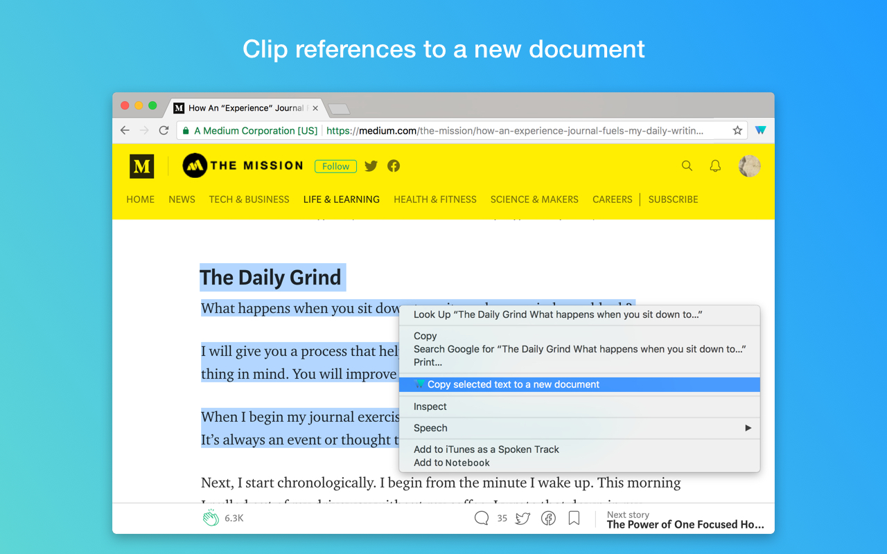 Writer - Extension & Clipper - 截图 3