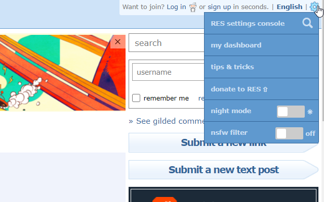 Reddit Enhancement Suite - 截图 2