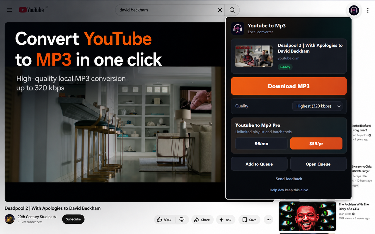 YouTube to MP3 Converter - 截图 3