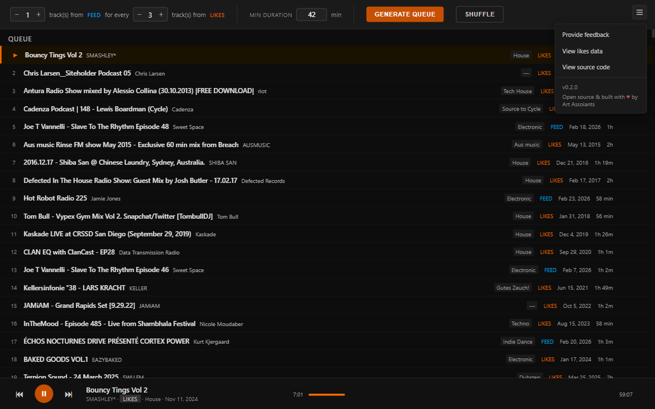 Sift: SoundCloud, Tuned to You - 截图 2