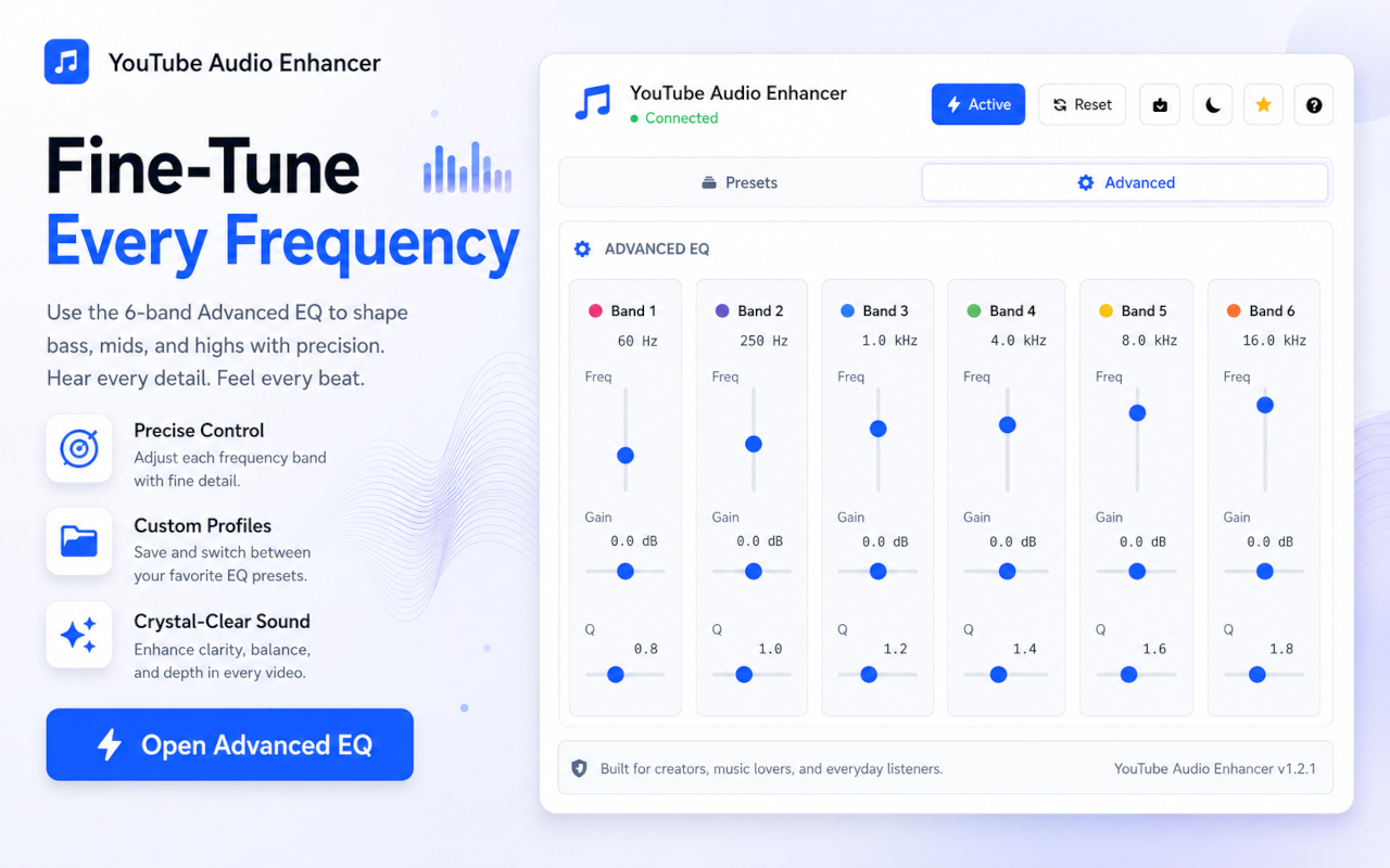 YouTube Audio Enhancer - 截图 5