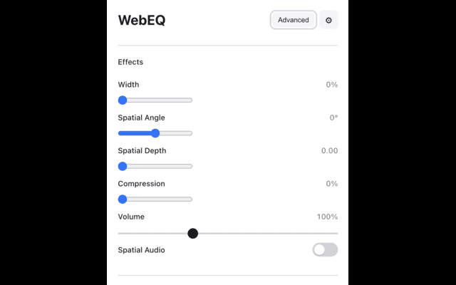 WebEQ: Audio Equalizer & Sound Booster - 截图 2