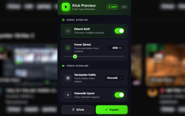Kick Preview - 截图 2