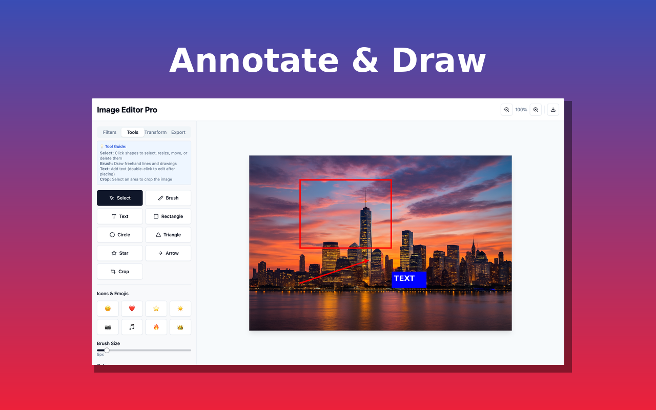Image Editor Pro - 截图 1