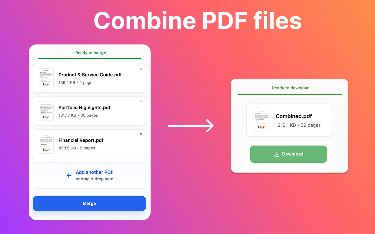 合并PDF - 截图 1