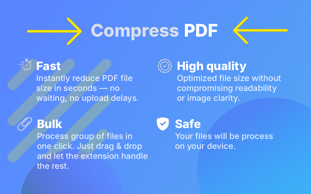 Сompress PDF – Fast & High-Quality Tool - 截图 1