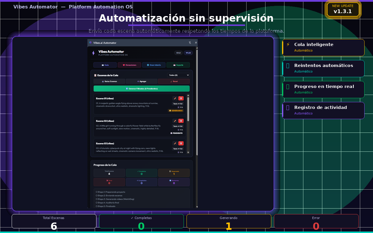 Vibes.ai Automator - 截图 2