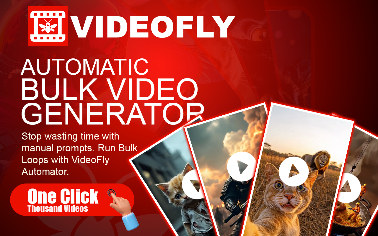 VideoFly: Bulk Video Automation - 截图 1