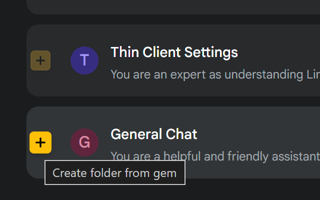Easy Folders for Gemini: Folders & Prompt Manager - 截图 3