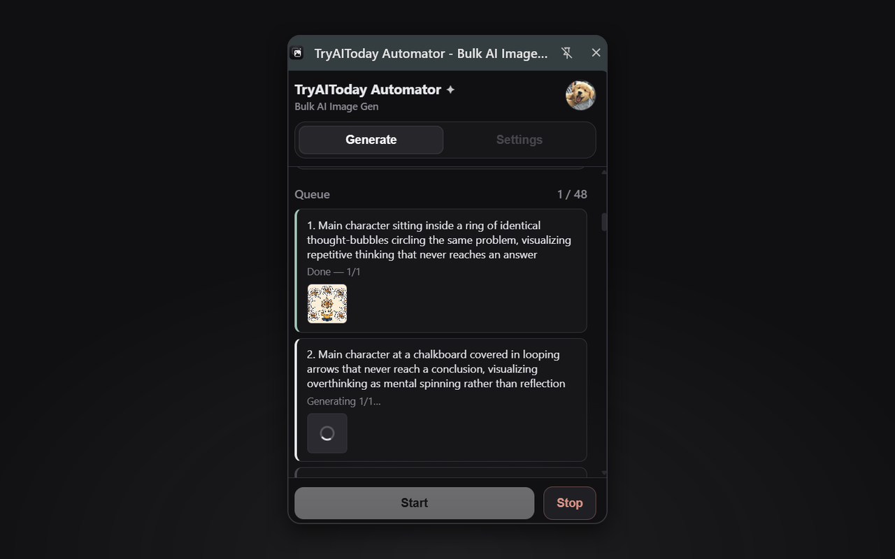 TryAIToday Flow Automator - 截图 2