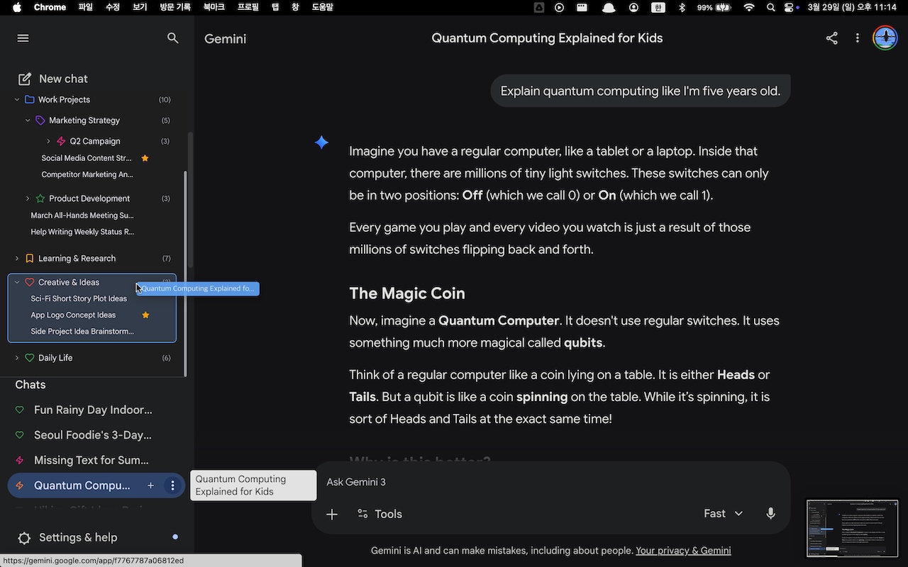 Gemini Chat Organizer - 截图 5