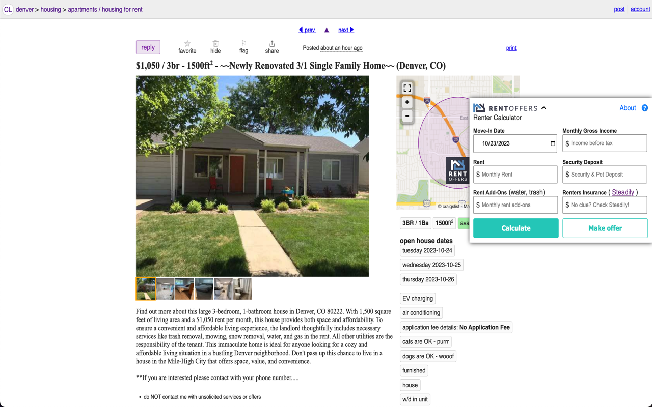 Rent Offers: Renter Calculator - 截图 4