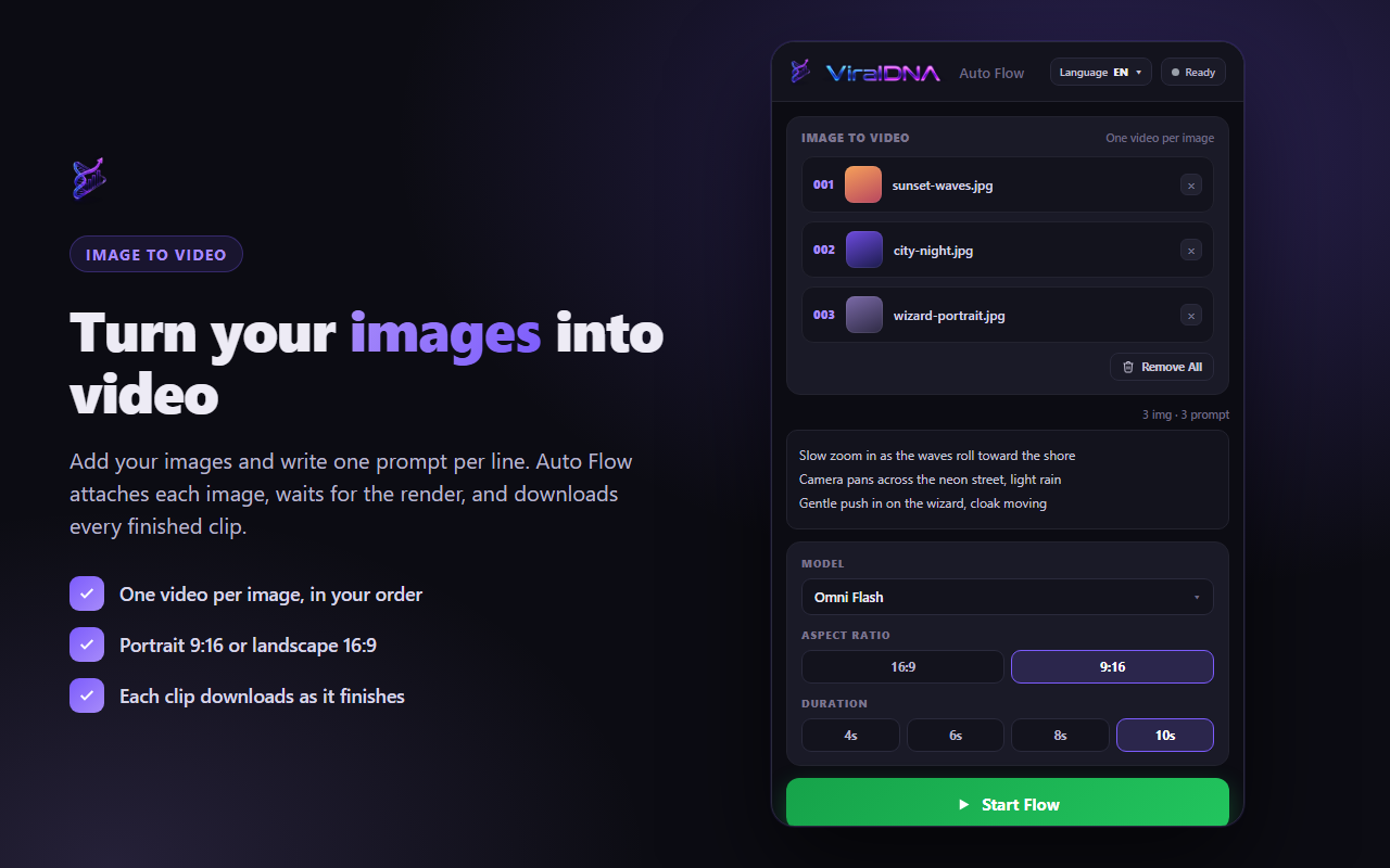 ViralDNA Auto Flow - 截图 2