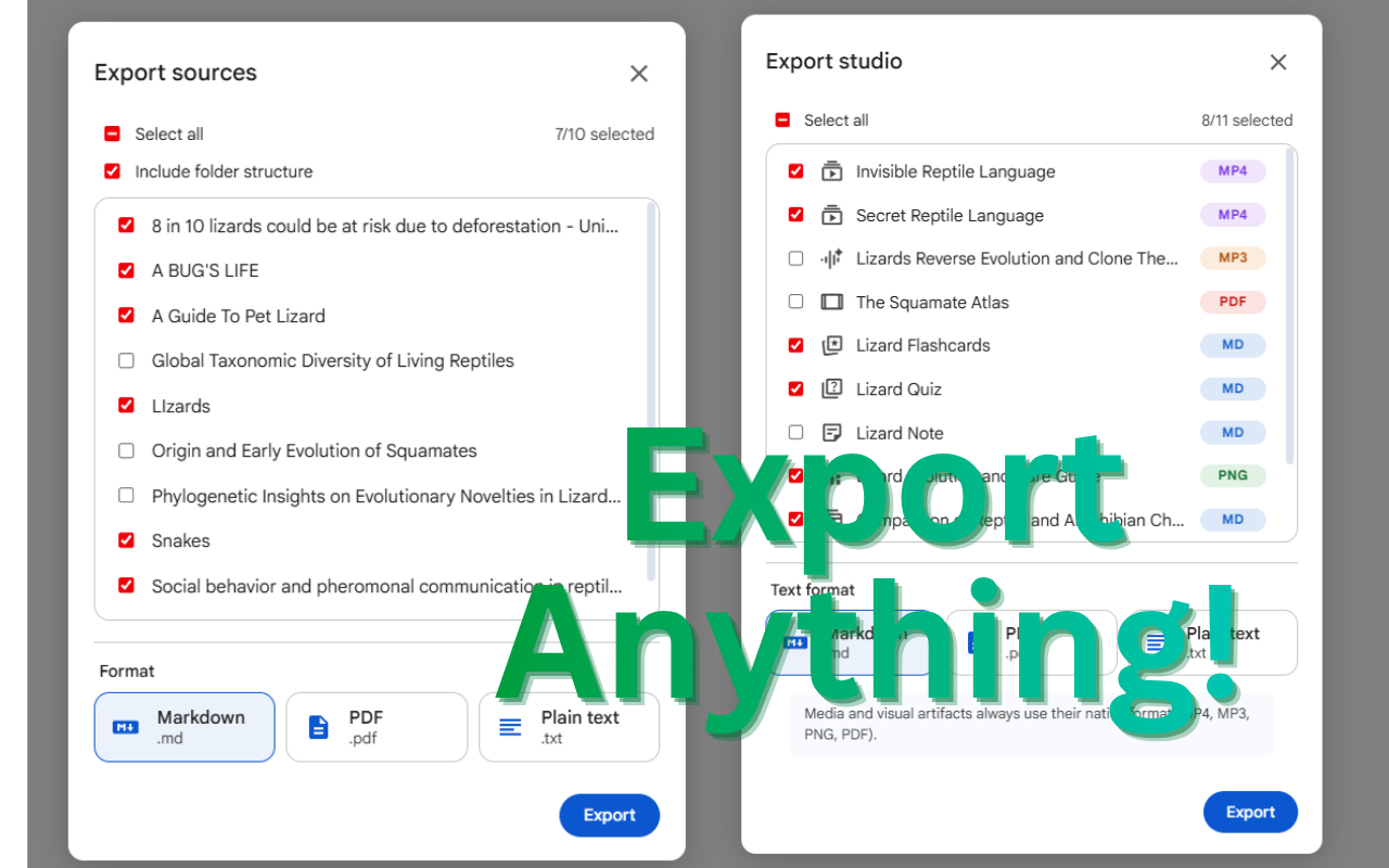 Superpower for NotebookLM™ (Gemini Notebook) | Folders & Export - 截图 2