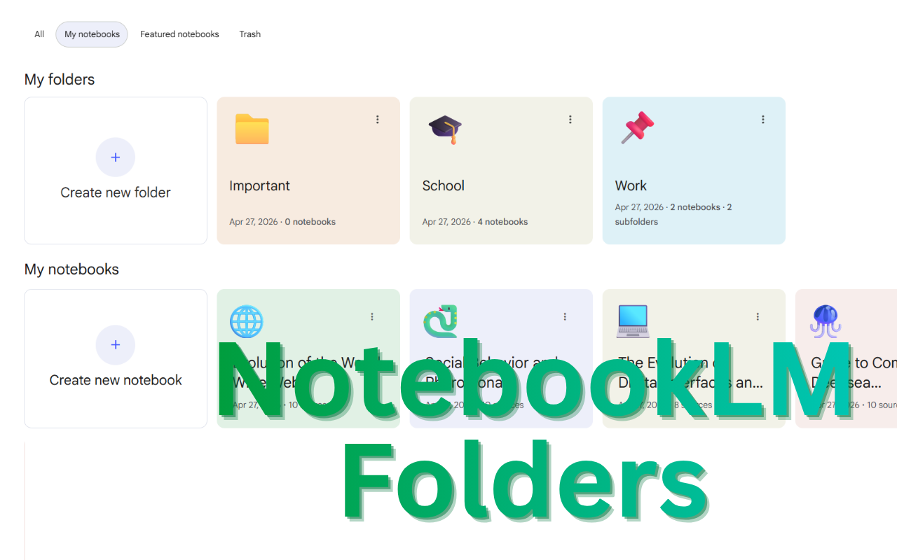 Superpower for NotebookLM™ (Gemini Notebook) | Folders & Export - 截图 4