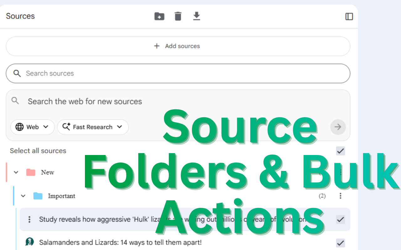 Superpower for NotebookLM™ (Gemini Notebook) | Folders & Export - 截图 5