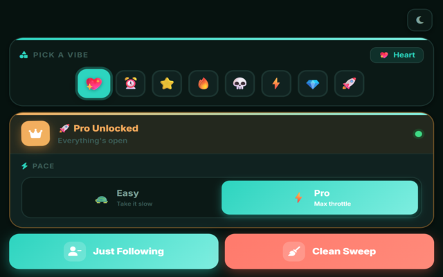 TikTok Unfollow - 截图 1