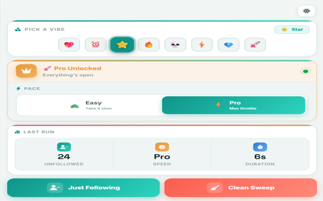 TikTok Unfollow - 截图 4