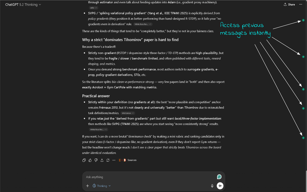 AI Chat Scrollbar - 截图 1