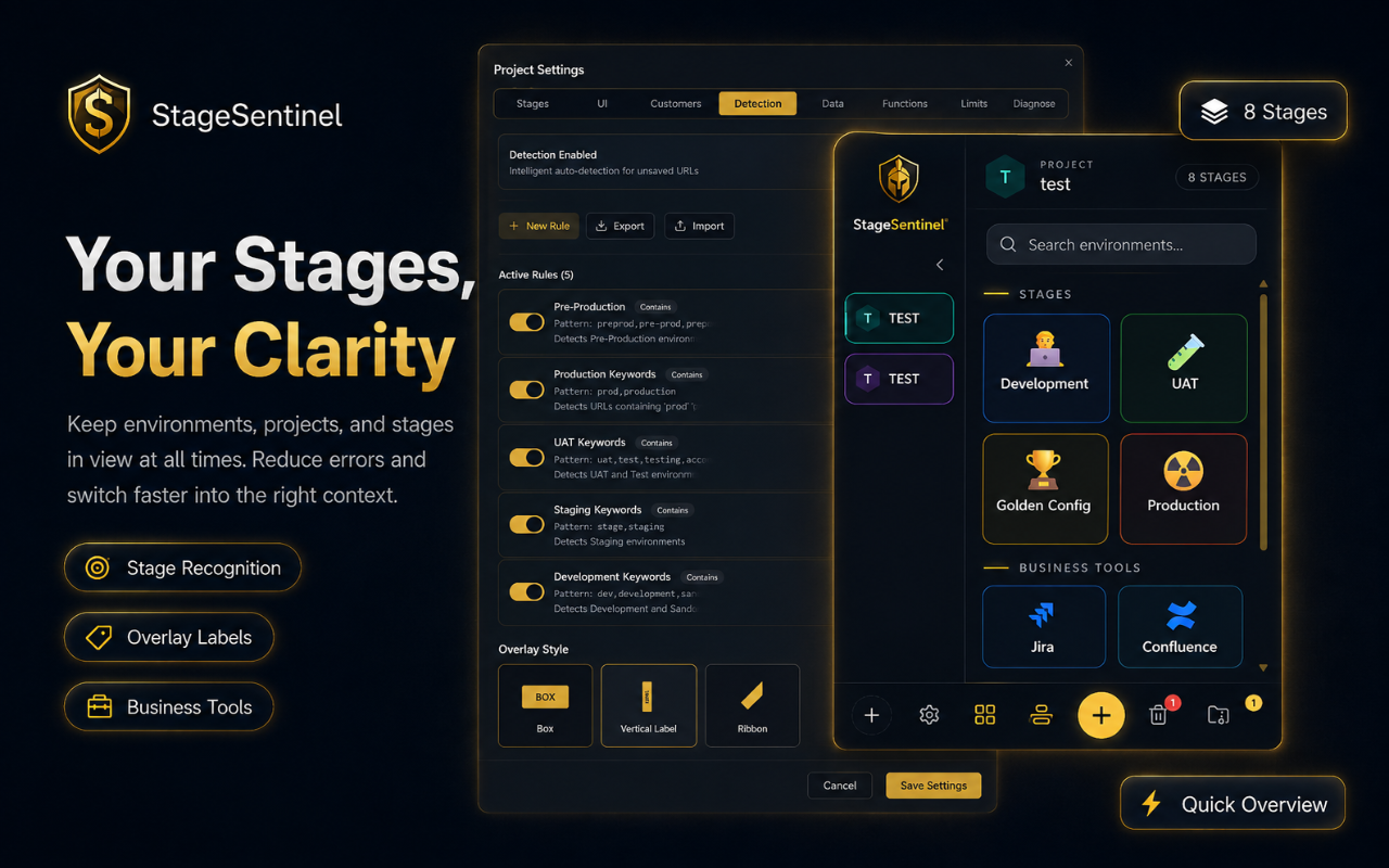 D365 F&SCM StageSentinel – Environment Marker & Indicator - 截图 2