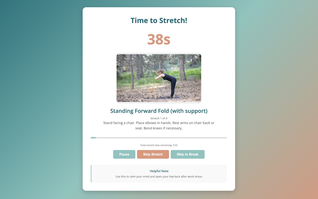 Dharana - Productivity & Stretch Timer - 截图 1